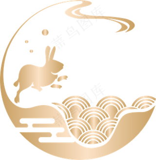 古风中秋节玉兔