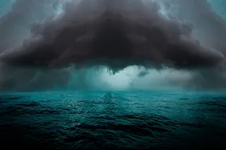 海,风暴,幻想,云,水,海洋,自然,黑暗,