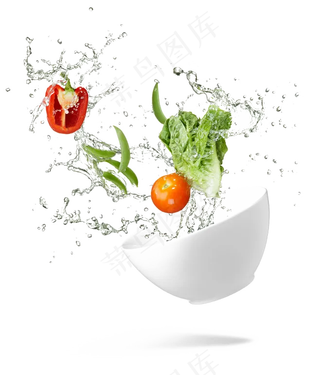 蔬菜青菜洗菜菜篮免扣PNG素材