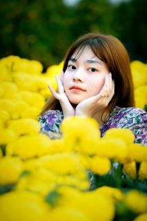 时尚清纯可爱的女孩摄影图片