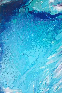 水彩蓝色时尚艺术油画挂画 水彩蓝色时尚艺术油画挂画