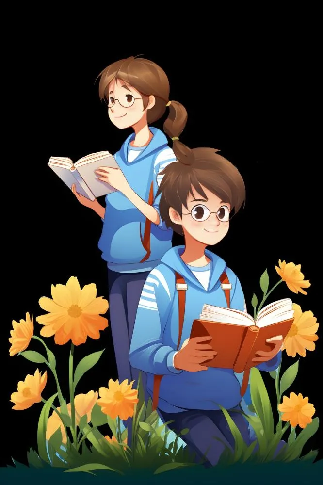 学生学习校服元素(2400x3600)