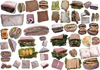 三明治免抠元素摄影合集