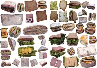 三明治免抠元素摄影合集