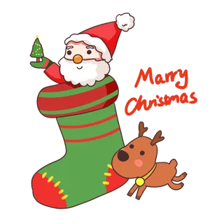 圣诞节平安夜冬季双旦设计圣诞装饰海报元素