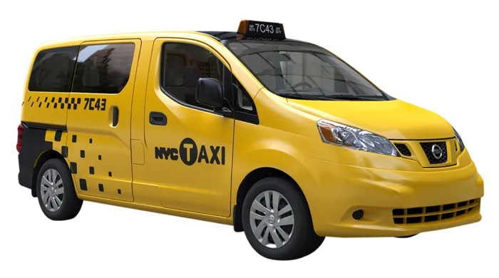 出租车商务车黄色