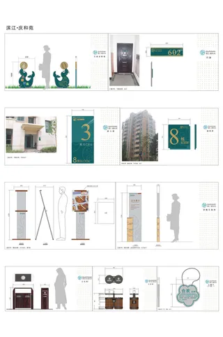 住宅小区标识标牌导视系统设计导视牌设计