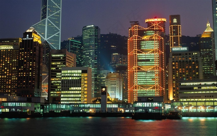 香港城市风景城市夜景摄影