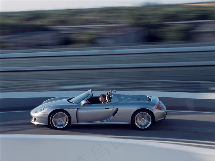 保时捷911CarreraPORSCHE敞篷跑车高清摄影图