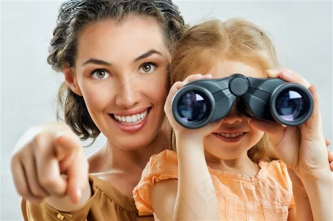 亲子互动中的母女