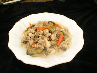 家常菜|美食|菜谱|菜单|0712牛肝菌烧排骨