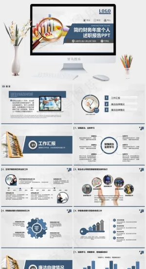 财务会计PPT模板ppt模版预览图