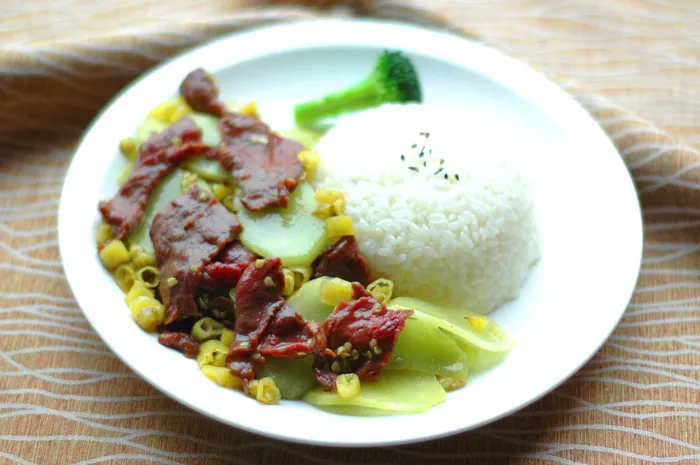 山椒牛肉饭