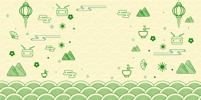 线性端午节背景