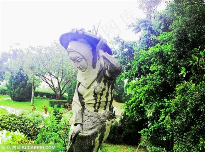 自然风景-雕像人物图自然风景图片素材(jpg)