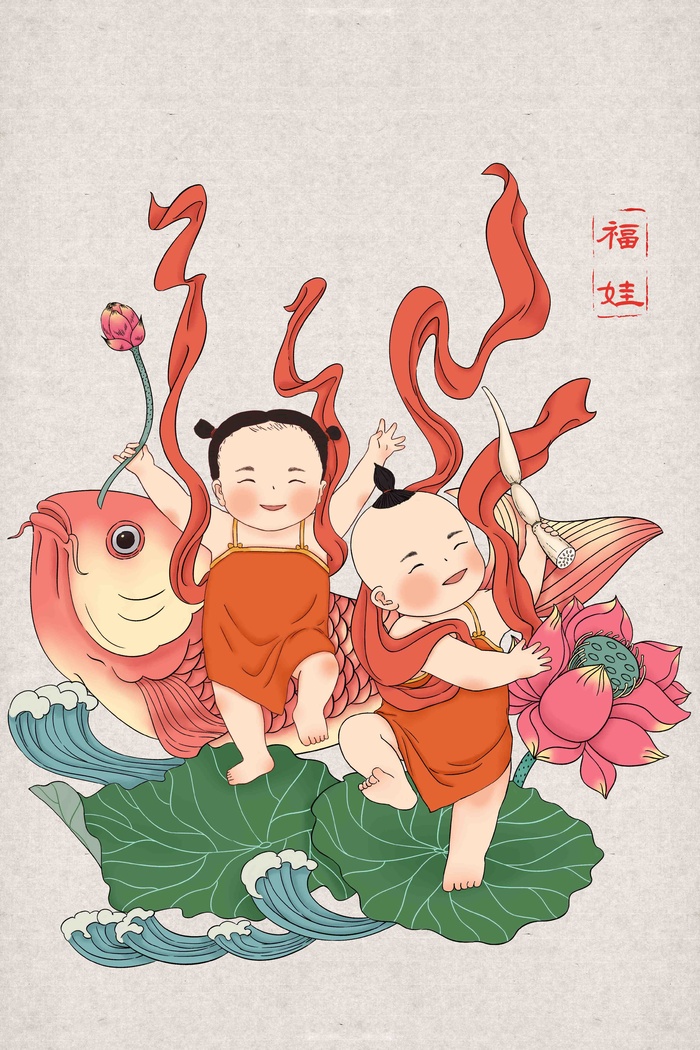 新中式装饰画 psd模版下载