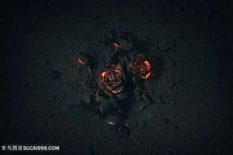 唯美涅槃重生的玫瑰花艺术摄影图片 唯美涅槃重生的玫瑰花艺术摄影图片