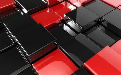 3D光滑立体方块背景高清图片 3D光滑立体方块背景高清图片