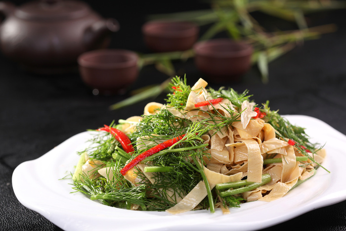 L02350小茴香拌鲜豆筋 (1)