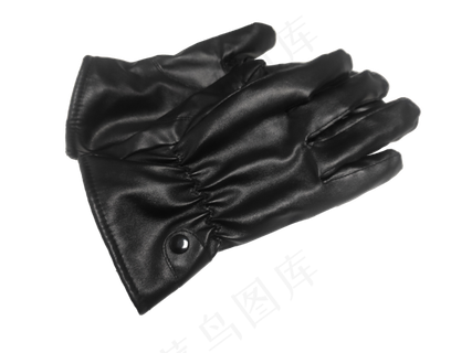 黑色皮手套-1