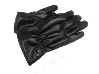 黑色皮手套-1