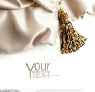 白色高清晰丝绸布料