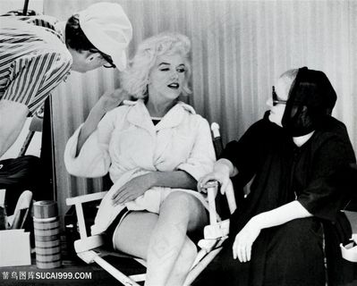 时尚黑白玛丽莲梦露装饰画插画