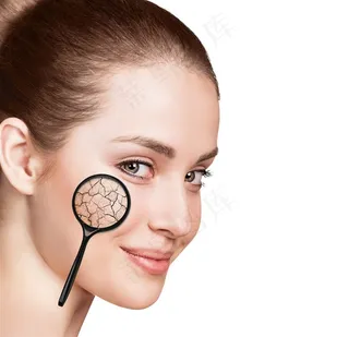 显微镜下美女的肌肤问题高清图