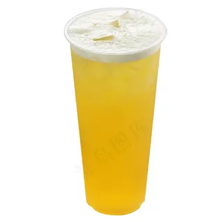 奶茶店菜单图片-蜜桃四季春（免抠图）