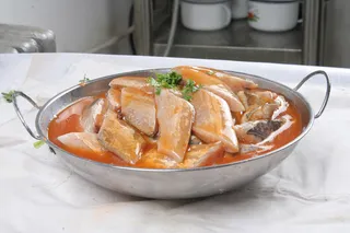 48.野菜烧带鱼  -燕北莜面村