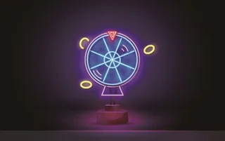 复古霓虹灯图片