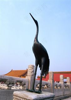 太和殿月台上铜鹤