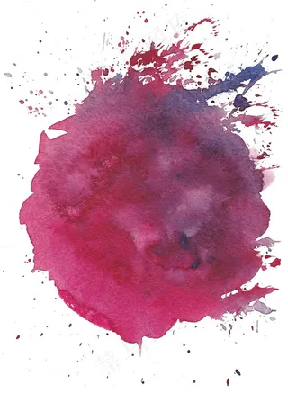 玫红色渐变水墨晕染高清图片