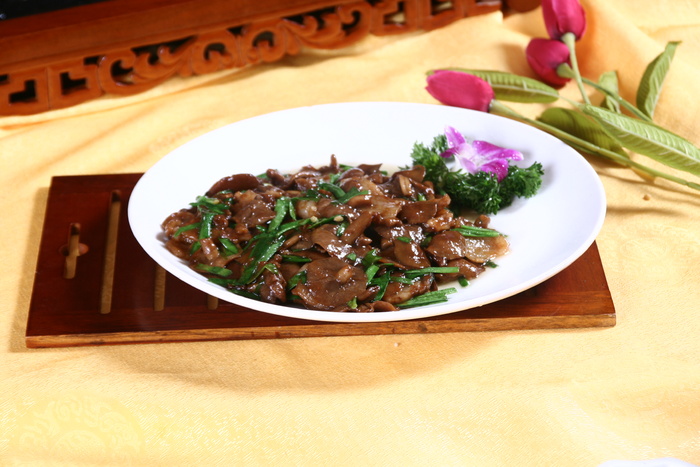 40 金钱菌炒肉 熟人美食