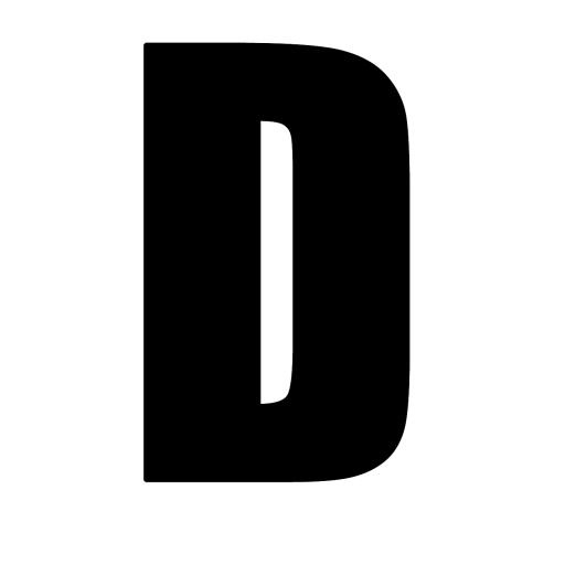 字母D PNG免抠(1300x1300)