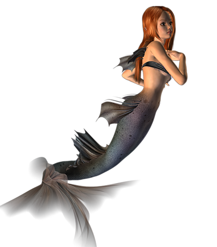 19 (5)免抠 设计 元素 二次元 美人鱼