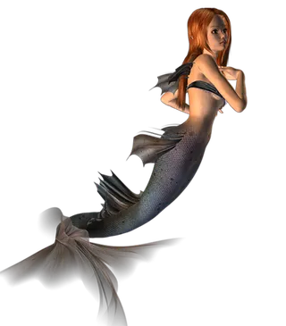 19 (5)免抠 设计 元素 二次元 美人鱼