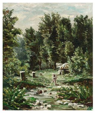 伊凡 伊凡诺维奇 希施金高清风景油画无框临摹装饰画大图喷绘素材