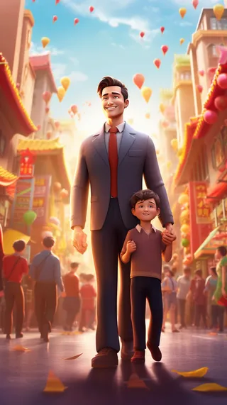 父亲 父亲节 温馨 坚强 爱护 关怀 教育 快乐 幸福 父爱