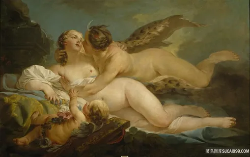 裸体情侣高清风景画油画