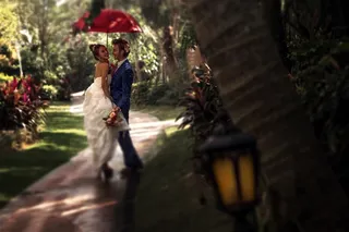 时尚俊男靓女婚纱外拍写真