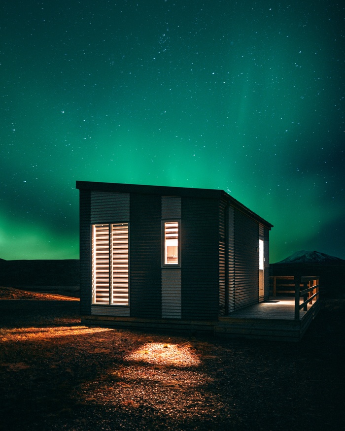 南极光北极光极光夜晚星空背景极光景观图片 (37)