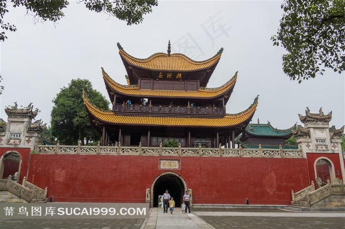 湖南岳阳楼旅游建筑景观