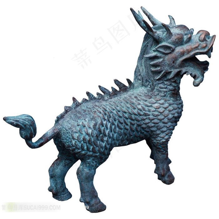 麒麟工艺品素材