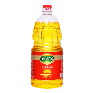 道道全调和油1.8升超市商品白底图免抠实物摄影png格式图片透明底