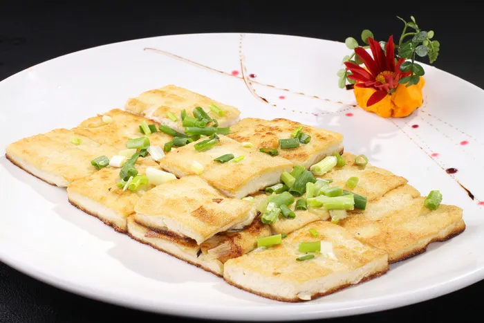 香葱煎豆腐