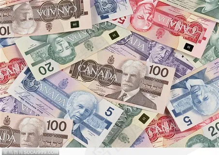 各国散落的钞票背景大图