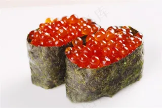 军舰卷三文鱼籽美食素材