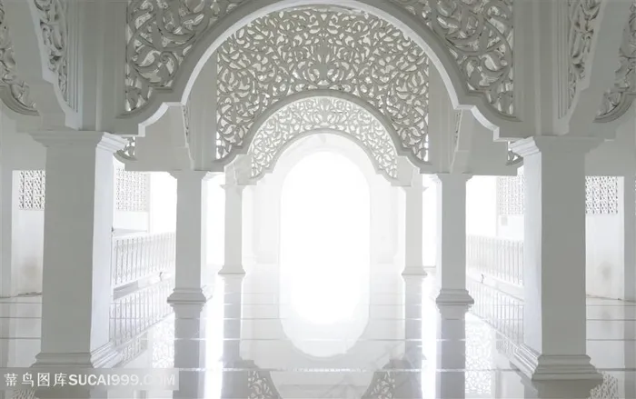 欧洲教堂室内装修高清图