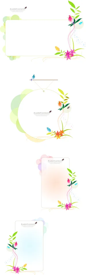 简约风名片海报边框图框素材AI矢量图 (99)